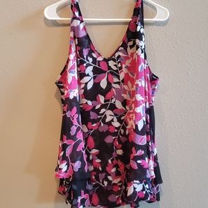 Flowey Floral Sleeveless Blouse